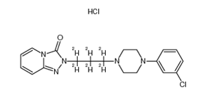 2-[3-[4-(3-chlorophenyl)-1-piperazinyl]-1,1,2,2,3,3-hexadeuteriopropyl]-[1,2,4]triazolo[4,3-a]pyridin-3-one hydrochloride(1181578-71-1)